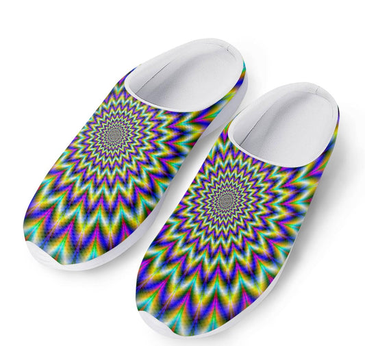 Twinkle Psychedelic Optical Illusion Mesh Casual Shoes