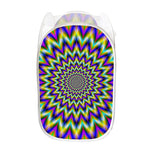 Twinkle Psychedelic Optical Illusion Mesh Laundry Hamper