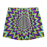 Twinkle Psychedelic Optical Illusion Mesh Shorts