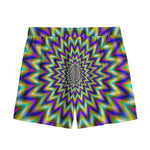 Twinkle Psychedelic Optical Illusion Mesh Shorts