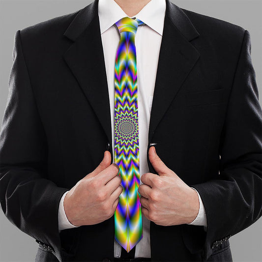 Twinkle Psychedelic Optical Illusion Necktie