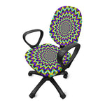 Twinkle Psychedelic Optical Illusion Office Chair Cover