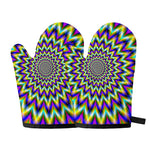 Twinkle Psychedelic Optical Illusion Oven Mitts