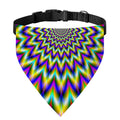 Twinkle Psychedelic Optical Illusion Over The Collar Dog Bandana