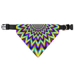 Twinkle Psychedelic Optical Illusion Over The Collar Dog Bandana