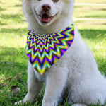 Twinkle Psychedelic Optical Illusion Over The Collar Dog Bandana