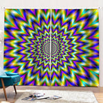 Twinkle Psychedelic Optical Illusion Pencil Pleat Curtains