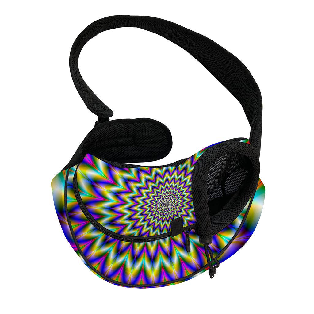 Twinkle Psychedelic Optical Illusion Pet Sling Carrier