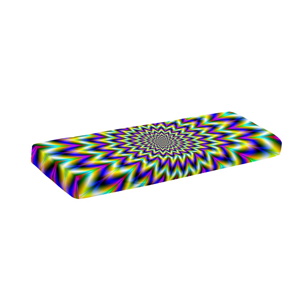 Twinkle Psychedelic Optical Illusion Piano Keyboard Cover