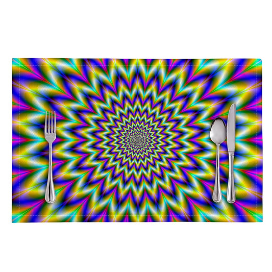 Twinkle Psychedelic Optical Illusion Placemat
