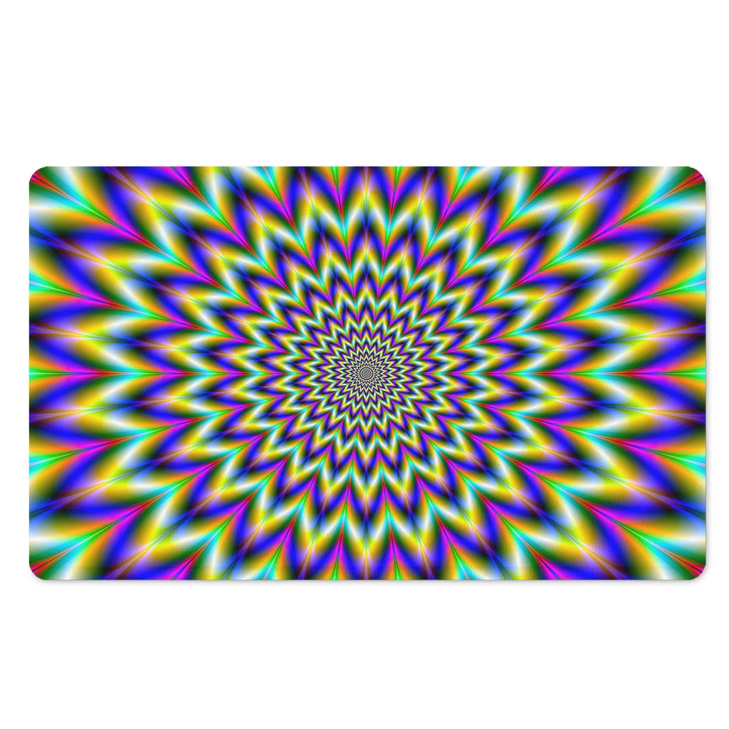 Twinkle Psychedelic Optical Illusion Polyester Doormat