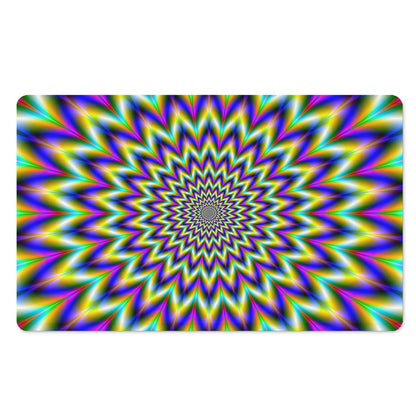 Twinkle Psychedelic Optical Illusion Polyester Doormat