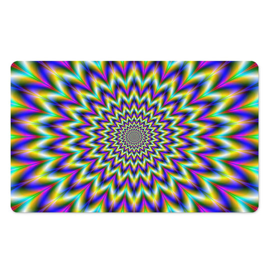 Twinkle Psychedelic Optical Illusion Polyester Doormat