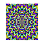 Twinkle Psychedelic Optical Illusion Polyester Shower Curtain