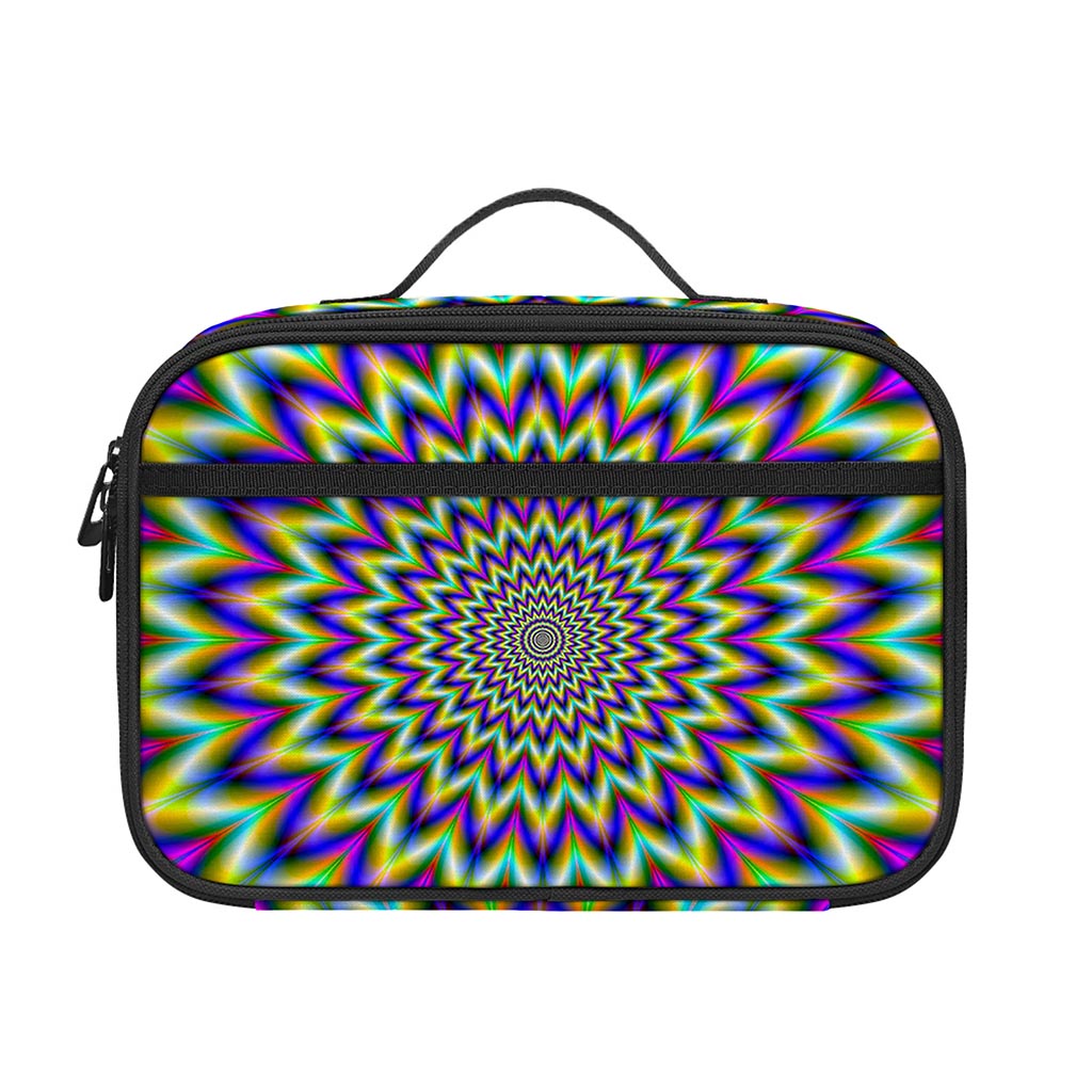 Twinkle Psychedelic Optical Illusion Portable Lunch Bag
