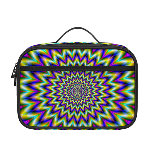 Twinkle Psychedelic Optical Illusion Portable Lunch Bag