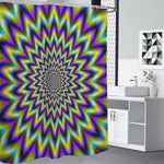 Twinkle Psychedelic Optical Illusion Premium Shower Curtain