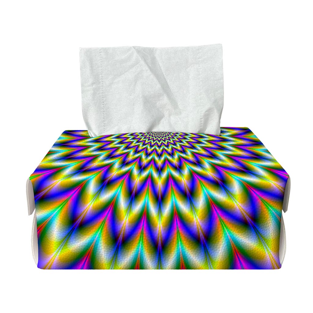 Twinkle Psychedelic Optical Illusion Rectangle Tissue Box Cover
