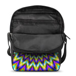 Twinkle Psychedelic Optical Illusion Rectangular Crossbody Bag