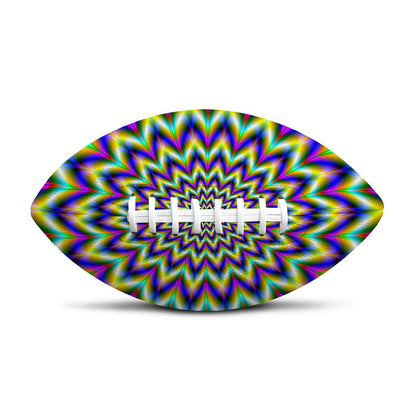 Twinkle Psychedelic Optical Illusion Rugby Ball