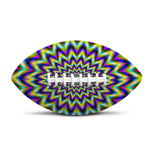 Twinkle Psychedelic Optical Illusion Rugby Ball