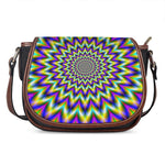 Twinkle Psychedelic Optical Illusion Saddle Bag