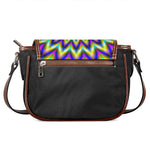Twinkle Psychedelic Optical Illusion Saddle Bag
