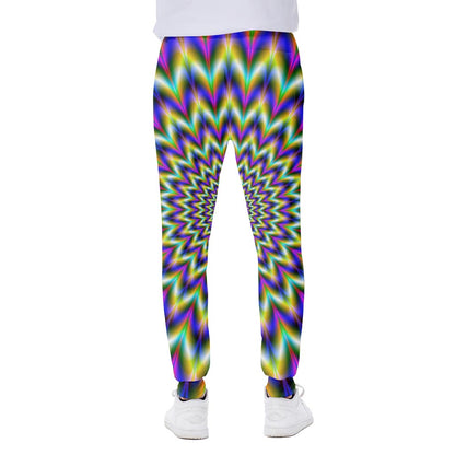 Twinkle Psychedelic Optical Illusion Scuba Joggers