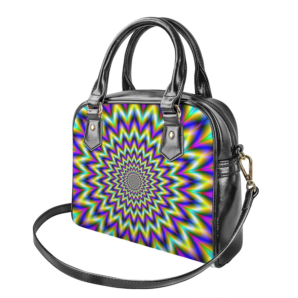 Twinkle Psychedelic Optical Illusion Shoulder Handbag
