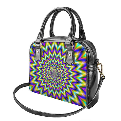 Twinkle Psychedelic Optical Illusion Shoulder Handbag