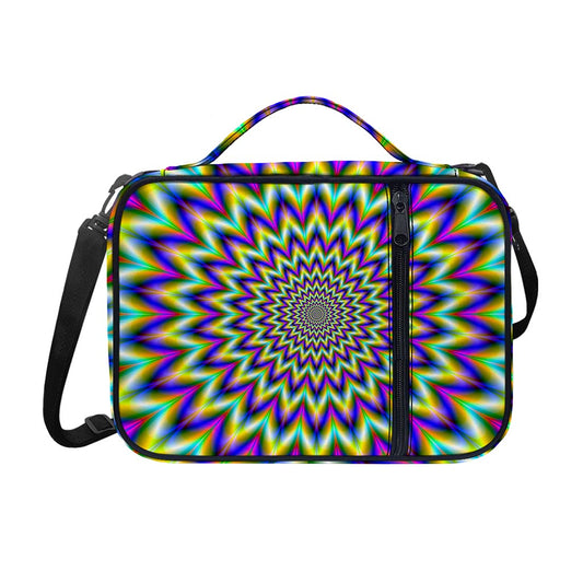 Twinkle Psychedelic Optical Illusion Shoulder Strap Bible Bag