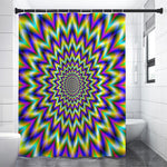 Twinkle Psychedelic Optical Illusion Shower Curtain