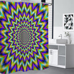 Twinkle Psychedelic Optical Illusion Shower Curtain