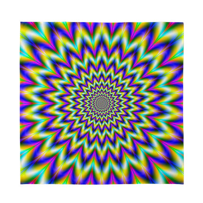 Twinkle Psychedelic Optical Illusion Silk Bandana