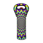 Twinkle Psychedelic Optical Illusion Single Neoprene Wine Tote