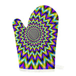 Twinkle Psychedelic Optical Illusion Single Oven Mitt