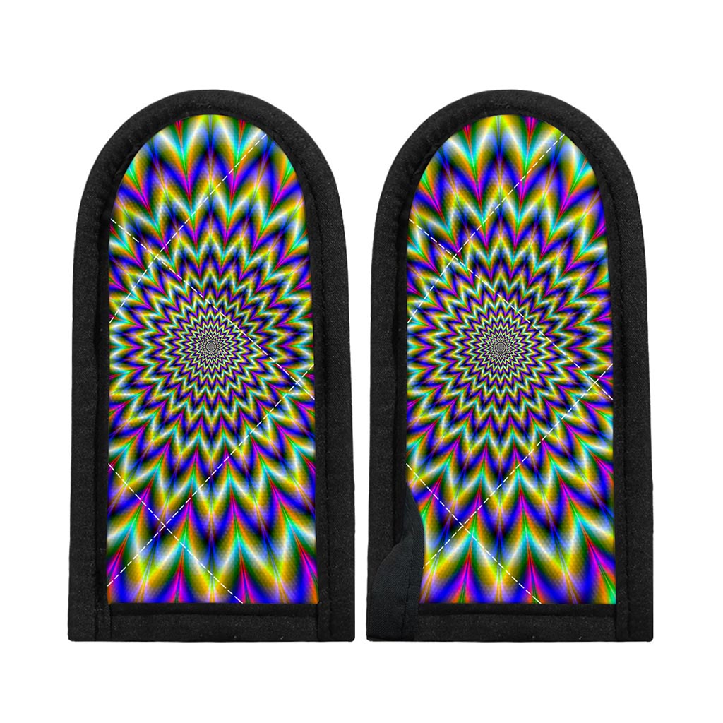 Twinkle Psychedelic Optical Illusion Skillet Handle Cover