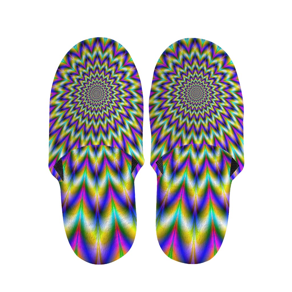 Twinkle Psychedelic Optical Illusion Slippers