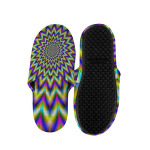 Twinkle Psychedelic Optical Illusion Slippers