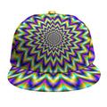 Twinkle Psychedelic Optical Illusion Snapback Cap