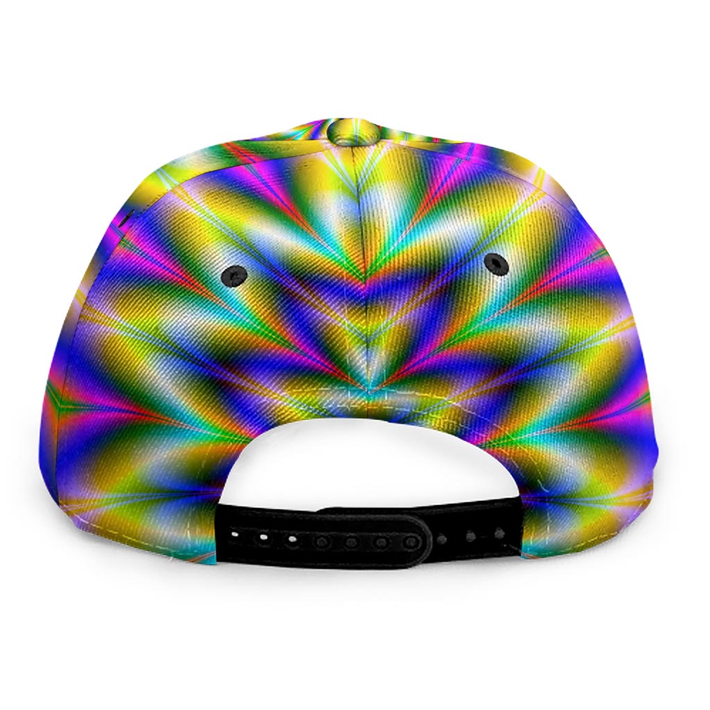 Twinkle Psychedelic Optical Illusion Snapback Cap