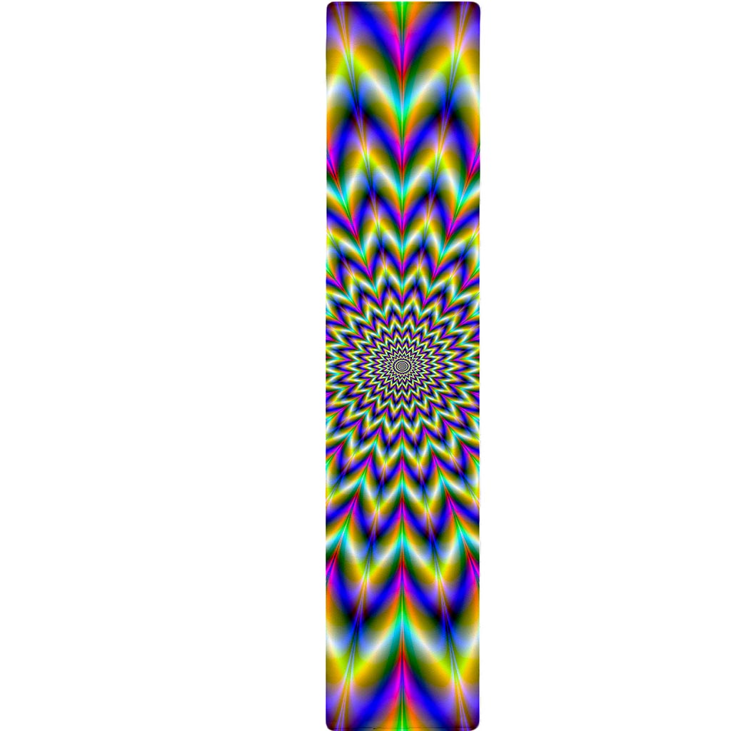 Twinkle Psychedelic Optical Illusion Table Runner