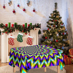 Twinkle Psychedelic Optical Illusion Tablecloth