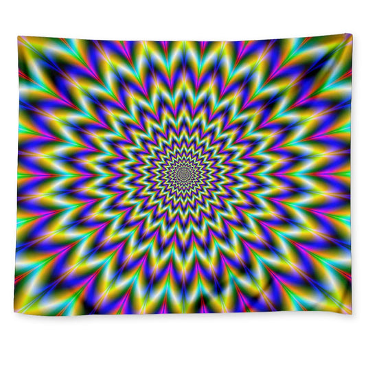 Twinkle Psychedelic Optical Illusion Tapestry