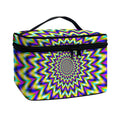 Twinkle Psychedelic Optical Illusion Travel Makeup Bag