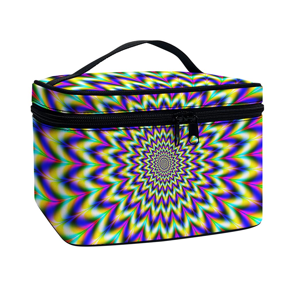 Twinkle Psychedelic Optical Illusion Travel Makeup Bag
