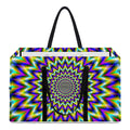 Twinkle Psychedelic Optical Illusion Utility Tote Bag