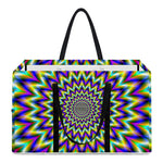 Twinkle Psychedelic Optical Illusion Utility Tote Bag