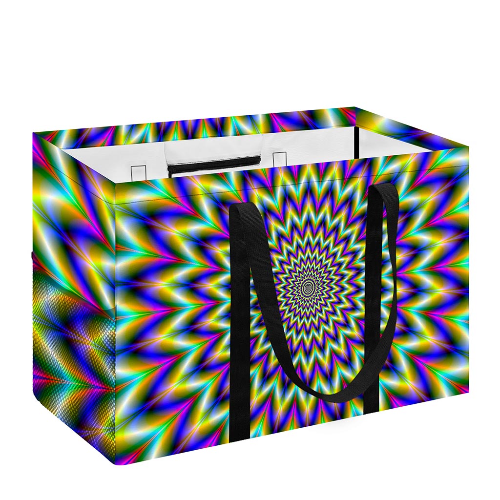 Twinkle Psychedelic Optical Illusion Utility Tote Bag
