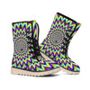 Twinkle Psychedelic Optical Illusion Winter Boots